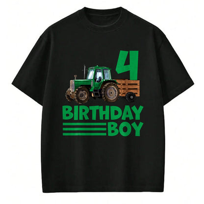 Best Farmer Life Shirt, Funny Farmer UnisexT-Shirt/Hoodie/Sweatshirt HLT00 - I'm 4 Years Old Farmer Tractor It's My 4th Birthday Boy T-Shirt