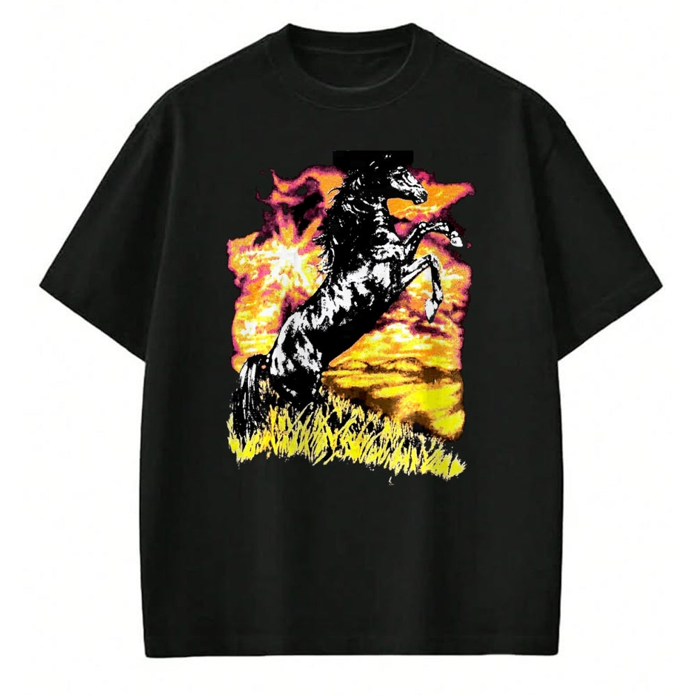 Best Horse Lover Shirt , Funny Horse UnisexT-Shirt/Hoodie/Sweatshirt HLT00 - Charlie T-Shirt Horse T-Shirt, Men, Black, 3X-Large
