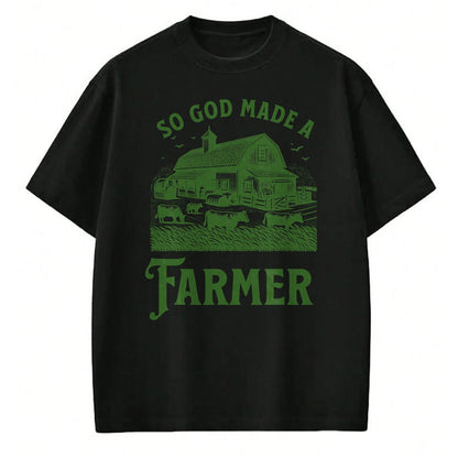 Best Farmer Life Shirt, Funny Farmer UnisexT-Shirt/Hoodie/Sweatshirt HLT00 - So God Made a Farmer Country Life T-Shirt for Fans T-Shirt