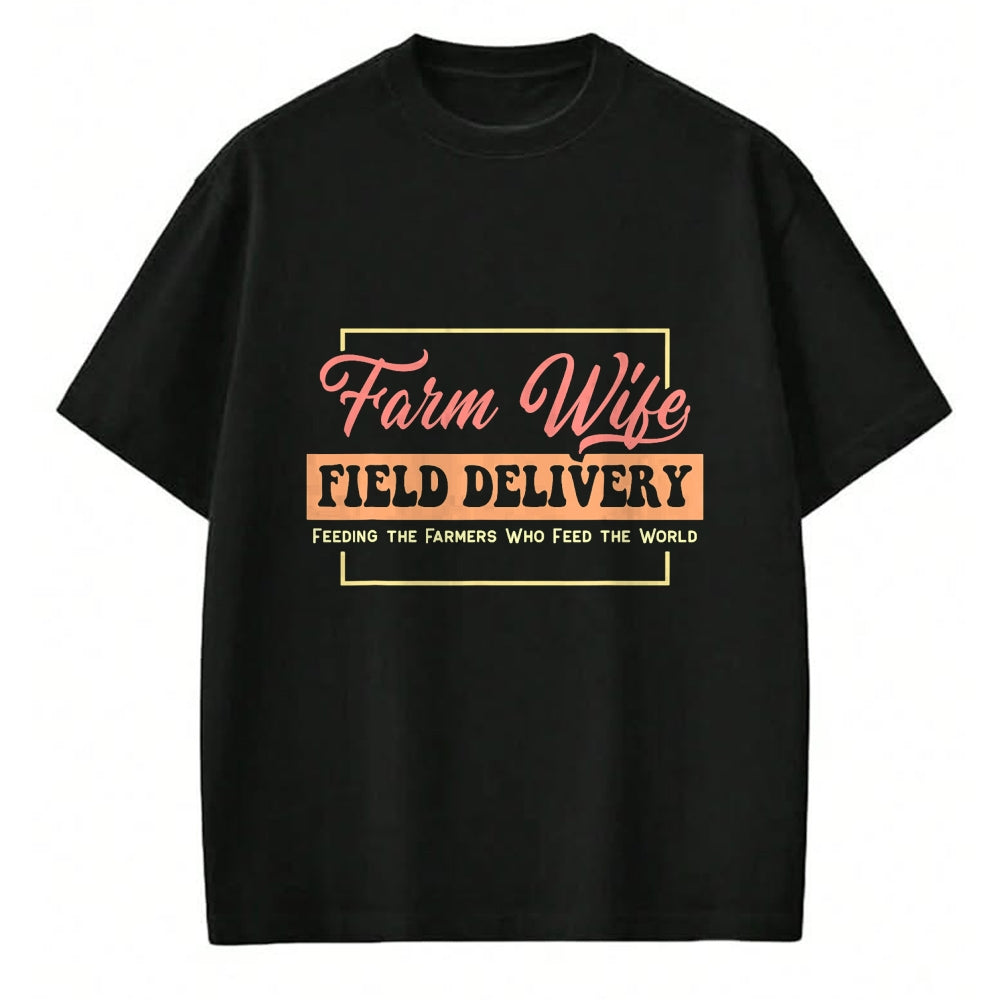 Best Farmer Life Shirt, Funny Farmer UnisexT-Shirt/Hoodie/Sweatshirt HLT00 - Farm Wife Field Delivery Feeding The Farmers Feed The World T-Shirt