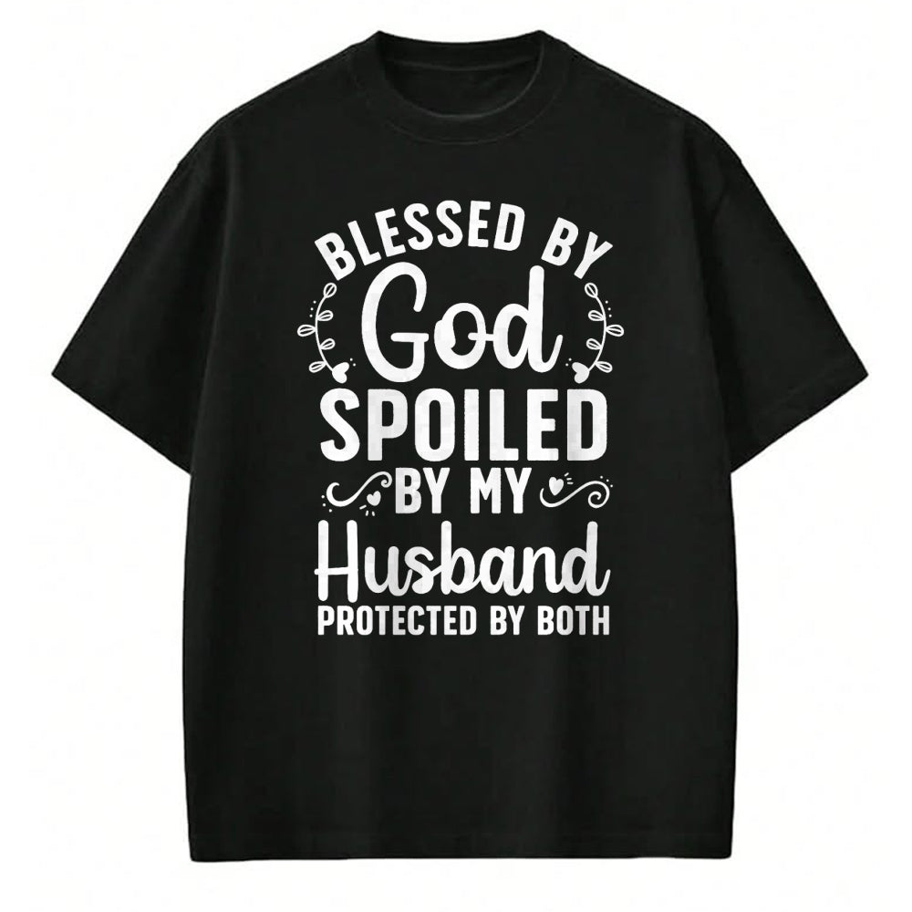 Best Wife Shirt, Wife and Husband Unisex T-Shirt/Hoodie/Sweatshirt HLT00 - Gift for wife T shirt, spoiled wife   Funny Spoiled Wife Art For Women Girls Husband Spoiled Wife Pr (14)