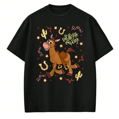 Best Horse Lover Shirt , Funny Horse UnisexT-Shirt/Hoodie/Sweatshirt HLT00 - Disney and Pixar_s Toy Story Bullseye Horse Western Collage T-Shirt
