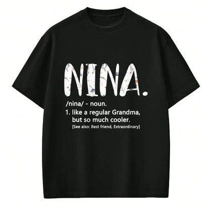 Best Grandma Shirt, Proud Grandma Unisex T-Shirt/Hoodie/Sweatshirt HLT00 - Nina Shirts for Women Mothers Day idea Cute Grandma Nina T-Shirt