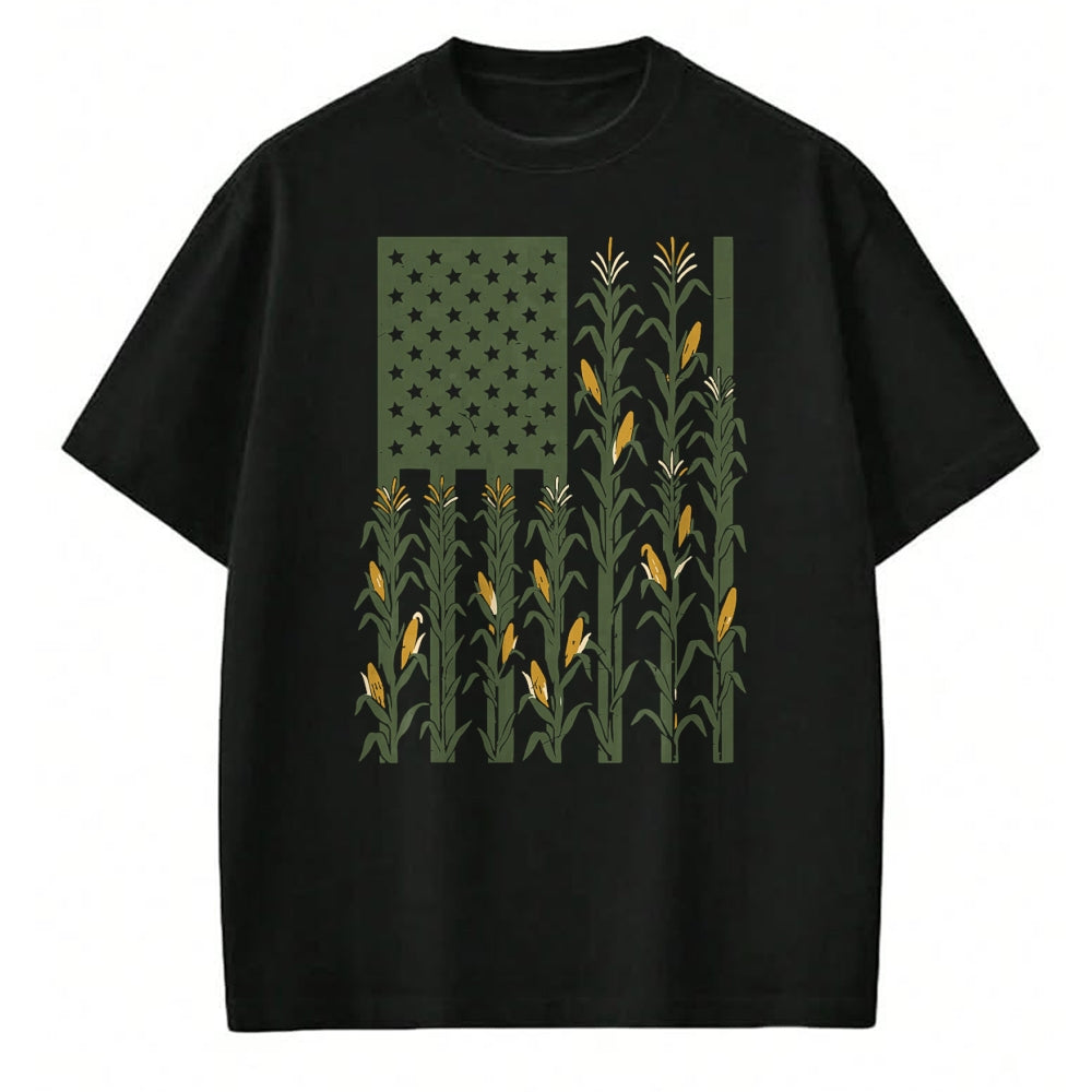 Best Farmer Life Shirt, Funny Farmer UnisexT-Shirt/Hoodie/Sweatshirt HLT00 - Youth Corn US America Flag Funny Farmer Farm Mens Women Kids T-Shirt