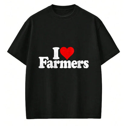 Best Farmer Life Shirt, Funny Farmer UnisexT-Shirt/Hoodie/Sweatshirt HLT00 - I LOVE HEART FARMERS T-Shirt