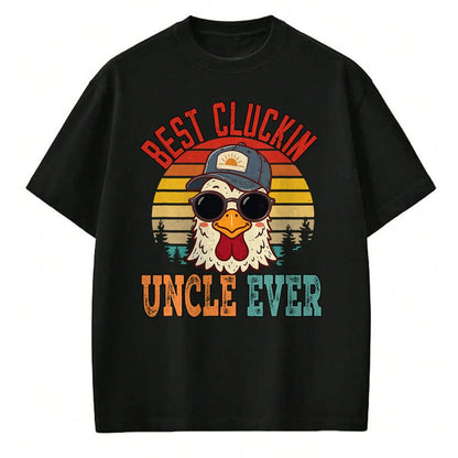 Best Farmer Life Shirt, Funny Farmer UnisexT-Shirt/Hoodie/Sweatshirt HLT00 - Vintage Best Cluckin Uncle Ever Chicken Father's Day Farmer T-Shirt