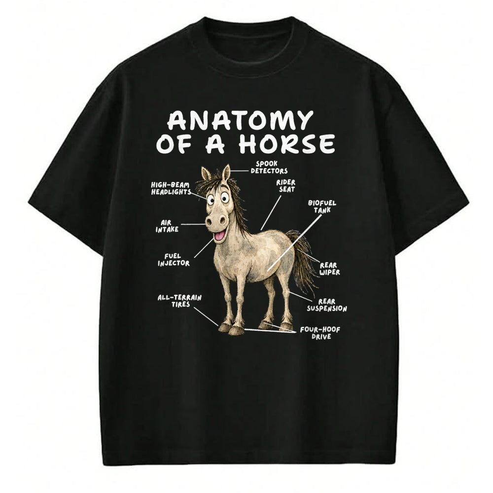 Best Horse Lover Shirt , Funny Horse UnisexT-Shirt/Hoodie/Sweatshirt HLT00 - Funny Horse Anatomy Equestrian Stable Life Humor T-Shirt