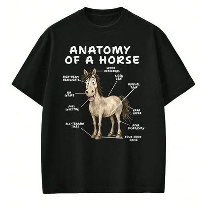 Best Horse Lover Shirt , Funny Horse UnisexT-Shirt/Hoodie/Sweatshirt HLT00 - Funny Horse Anatomy Equestrian Stable Life Humor T-Shirt