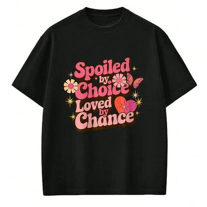 Best Wife Shirt, Wife and Husband Unisex T-Shirt/Hoodie/Sweatshirt HLT00 - Gift for wife T shirt, spoiled wife   Spoiled By Choice Loved By Chance Spoiled Wife Premium T-Shirt (1)