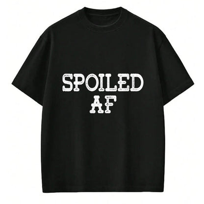 Best Wife Shirt, Wife and Husband Unisex T-Shirt/Hoodie/Sweatshirt HLT00 - Spoiled AF Broke Spoiled Husband Wife Funny Matching Couple T-Shirt