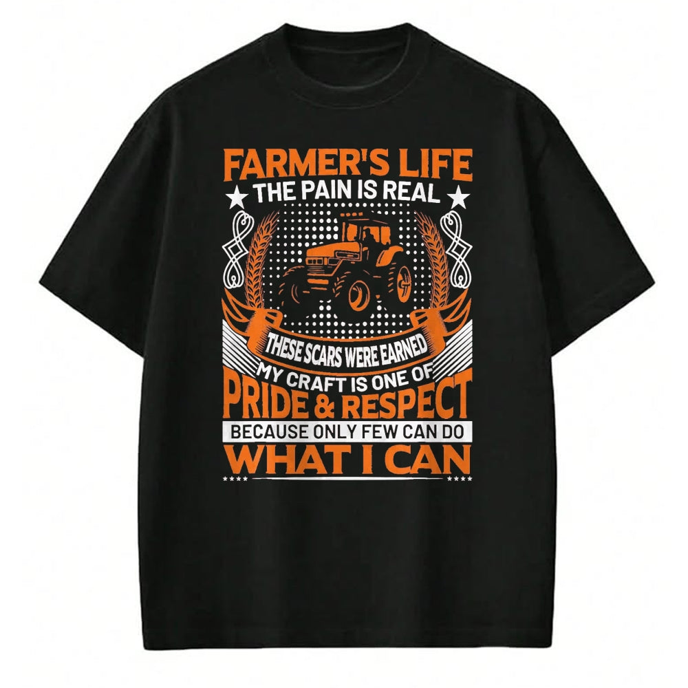 Best Farmer Life Shirt, Funny Farmer UnisexT-Shirt/Hoodie/Sweatshirt HLT00 - Funny Farmer’s Life Tractors Planting Crops Men Women T-Shirt, Men, Black, XX-Large