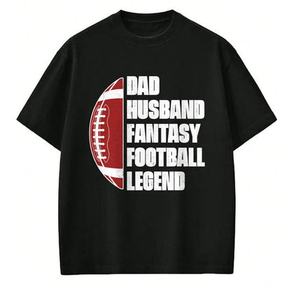 Best Wife Shirt, Wife and Husband Unisex T-Shirt/Hoodie/Sweatshirt HLT00 - Dad Husband Fantasy Football Legend League Funny Fathers Day T-Shirt