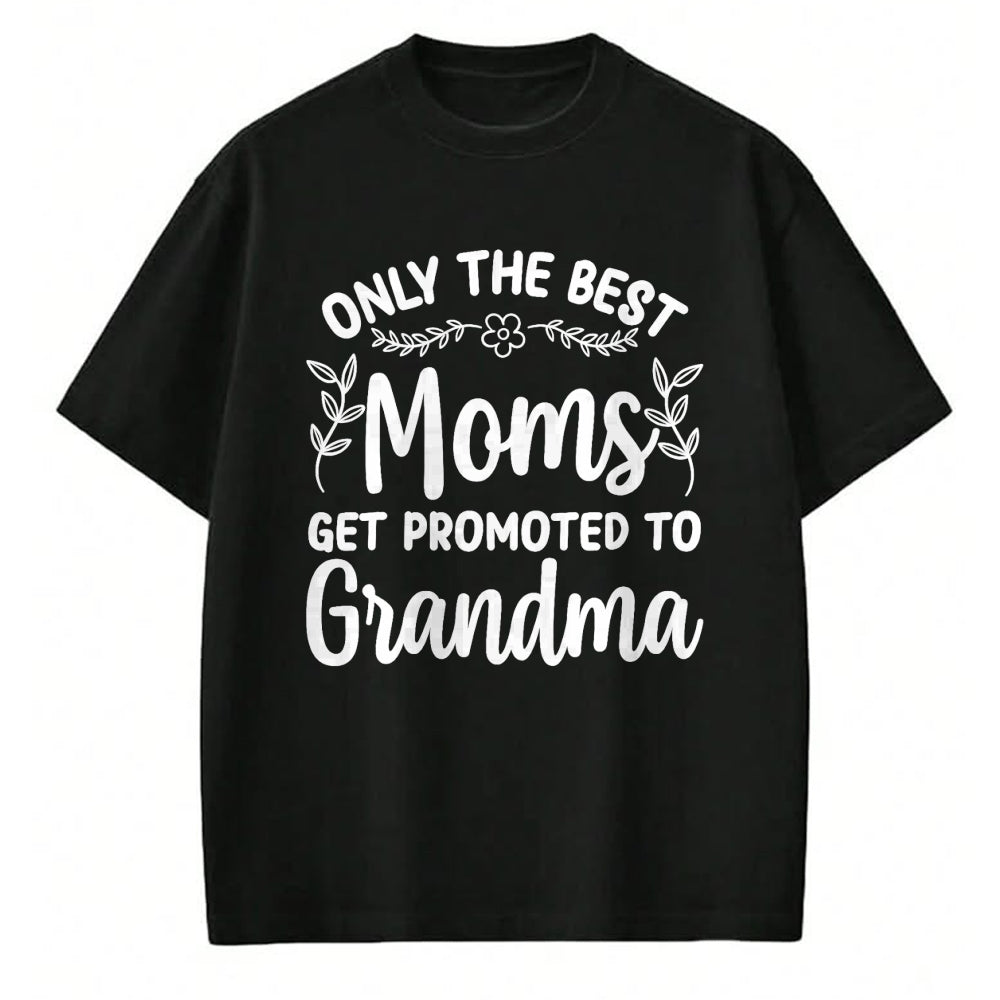 Best Grandma Shirt, Proud Grandma Unisex T-Shirt/Hoodie/Sweatshirt HLT00 - Grandma Art For Women Mom Promoted To Grandmother Grandma T-Shirt (1)