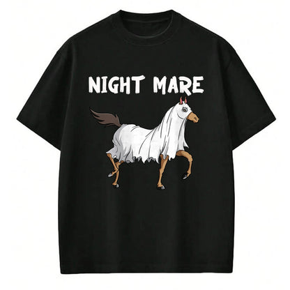 Best Horse Lover Shirt , Funny Horse UnisexT-Shirt/Hoodie/Sweatshirt HLT00 - Horse Ghost Night Mare  Equestrian Horse Lover Halloween T-Shirt