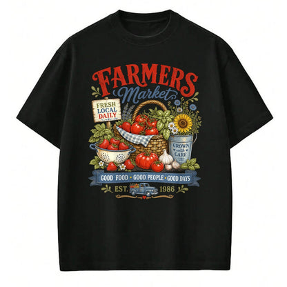Best Farmer Life Shirt, Funny Farmer UnisexT-Shirt/Hoodie/Sweatshirt HLT00 - Farmer Market Good Food Farm Fresh Harvest Produce Stand T-Shirt