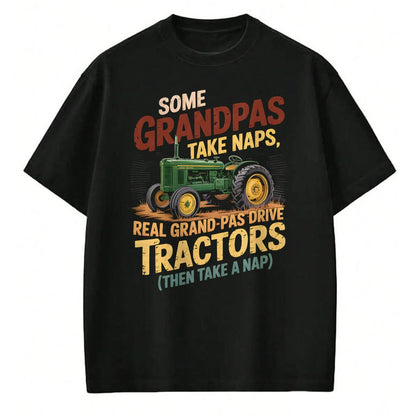 Best Farmer Life Shirt, Funny Farmer UnisexT-Shirt/Hoodie/Sweatshirt HLT00 - Farmer Some Grandpas Take Naps Cool Grandpas Drive Tractor T-Shirt