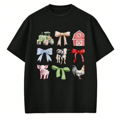 Best Farmer Life Shirt, Funny Farmer UnisexT-Shirt/Hoodie/Sweatshirt HLT00 - Cute Farm Animals Cow Pig Chicken Coquette Farmer Country T-Shirt, Men, Black, 3X-Large