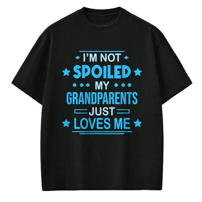Best Grandma Shirt, Proud Grandma Unisex T-Shirt/Hoodie/Sweatshirt HLT00 - Spoiled Grandson Grandpa T-Shirt