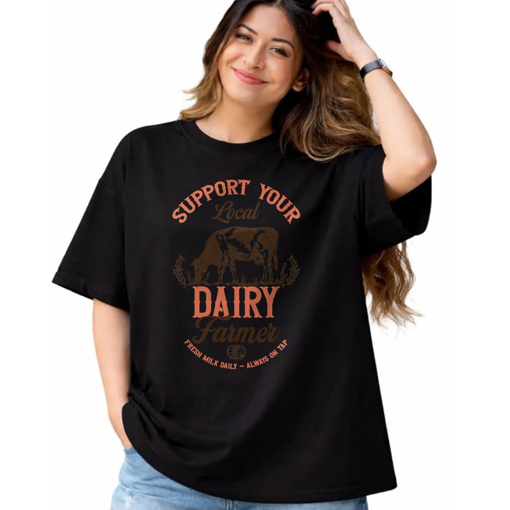 Best Farmer Life Shirt, Funny Farmer UnisexT-Shirt/Hoodie/Sweatshirt HLT00 - Funny Breast Feeding Moms Saying New Moms Breastmilk On Tap T-Shirt