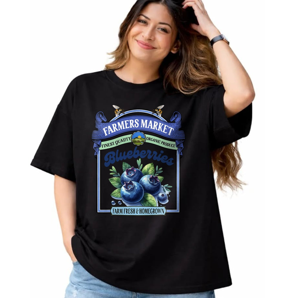 Best Farmer Life Shirt, Funny Farmer UnisexT-Shirt/Hoodie/Sweatshirt HLT00 - Farmers Market Fresh Gardening Farmers Market Blueberries T-Shirt