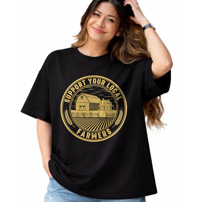 Best Farmer Life Shirt, Funny Farmer UnisexT-Shirt/Hoodie/Sweatshirt HLT00 - Vintage Support Your Local Farmers Farming Farm Farmer T-Shirt (3)