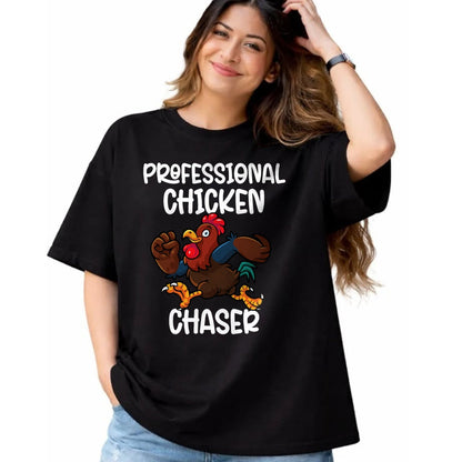 Best Farmer Life Shirt, Funny Farmer UnisexT-Shirt/Hoodie/Sweatshirt HLT00 - Professional Chicken Chaser Funny Farm Farmer Kids Running T-Shirt