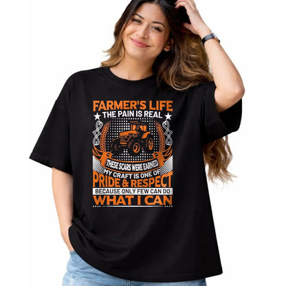 Best Farmer Life Shirt, Funny Farmer UnisexT-Shirt/Hoodie/Sweatshirt HLT00 - Funny Farmer’s Life Tractors Planting Crops Men Women T-Shirt, Men, Black, XX-Large