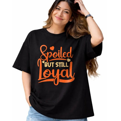 Best Wife Shirt, Wife and Husband Unisex T-Shirt/Hoodie/Sweatshirt HLT00 - Gift for wife T shirt, spoiled wife   Womens Funny Wife Spoiled But Still Loyal Spoiled Wife V-Neck (1)