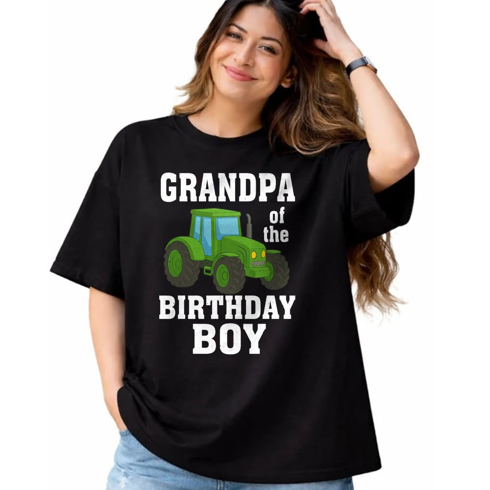 Best Farmer Life Shirt, Funny Farmer UnisexT-Shirt/Hoodie/Sweatshirt HLT00 - Funny Grandpa of The Birthday Boy Tractor Farm Family T-Shirt