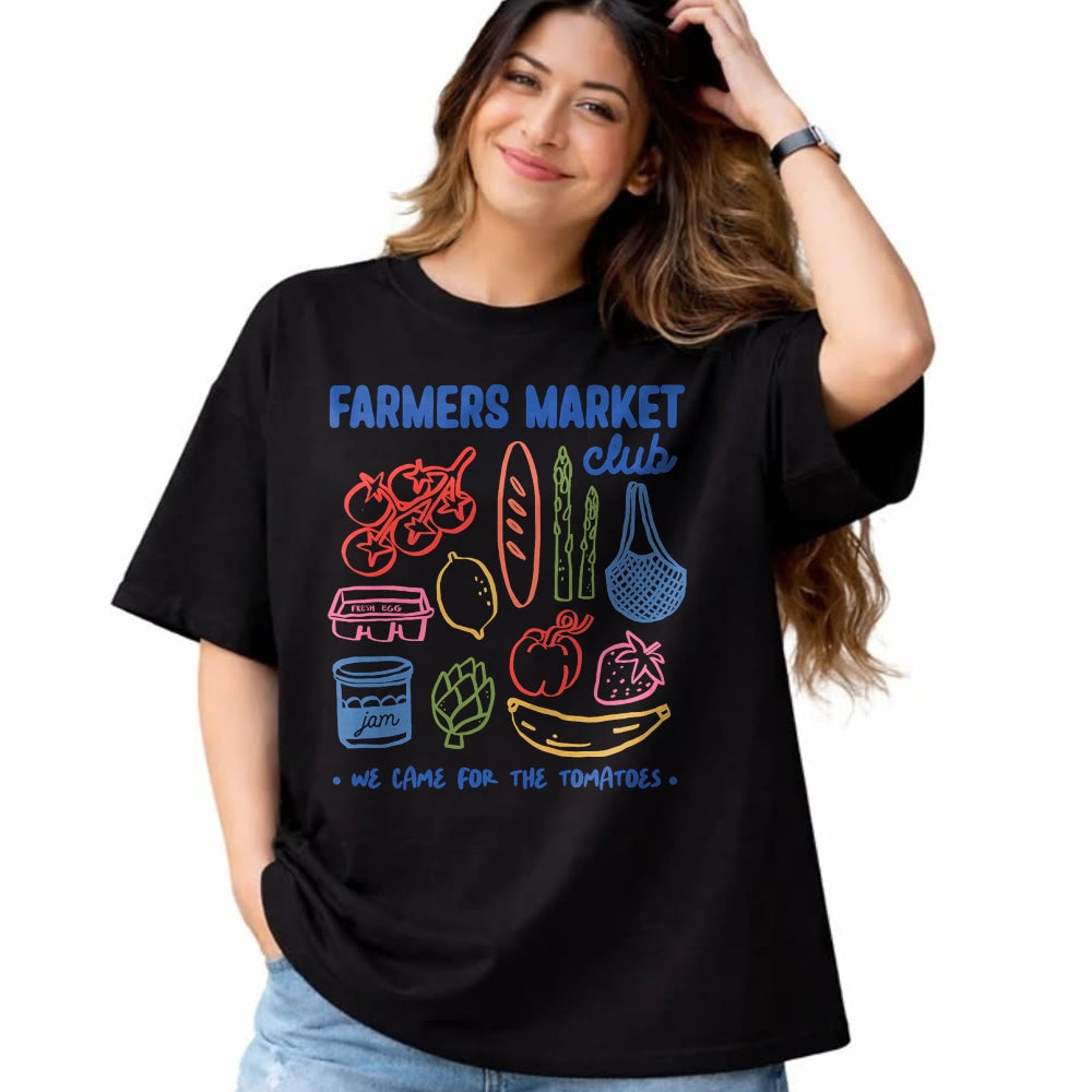 Best Farmer Life Shirt, Funny Farmer UnisexT-Shirt/Hoodie/Sweatshirt HLT00 - Farmers Market Club Fresh Veggies Foodie Cottagecore T-Shirt