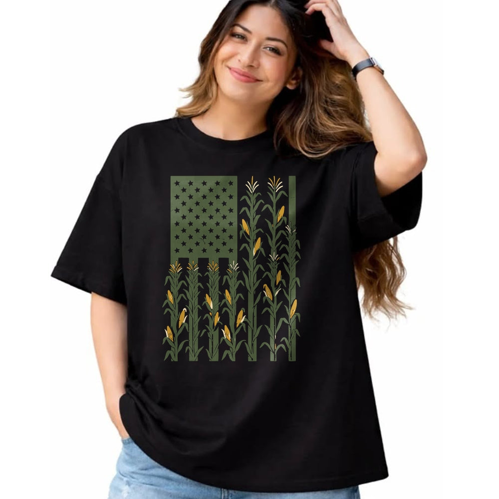 Best Farmer Life Shirt, Funny Farmer UnisexT-Shirt/Hoodie/Sweatshirt HLT00 - Youth Corn US America Flag Funny Farmer Farm Mens Women Kids T-Shirt