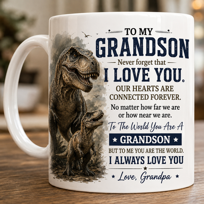TO MY GRANDSON MUG - GIFT FROM GRANDPA - NTTD00 (SKU2608-202)