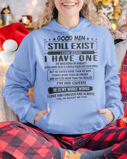 August - Good men Still Exist - gift for your girlfriend, wife from Husband - NGHL08 (SKU-GM-08)