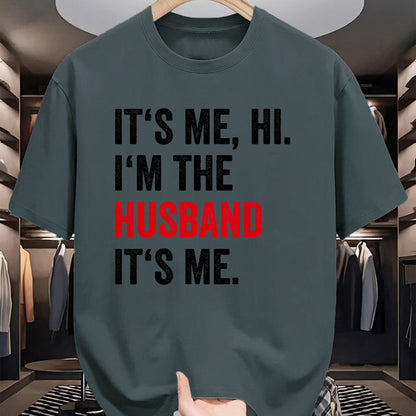 Best Wife Shirt, Wife and Husband Unisex T-Shirt/Hoodie/Sweatshirt HLT00 - Fathers Day Its Me Hi I'm The Husband Its Me Funny Husband T-Shirt