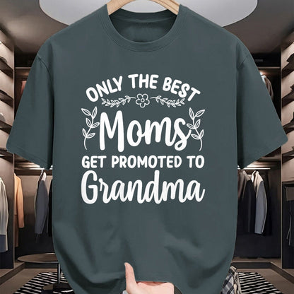 Best Grandma Shirt, Proud Grandma Unisex T-Shirt/Hoodie/Sweatshirt HLT00 - Grandma Art For Women Mom Promoted To Grandmother Grandma T-Shirt (1)