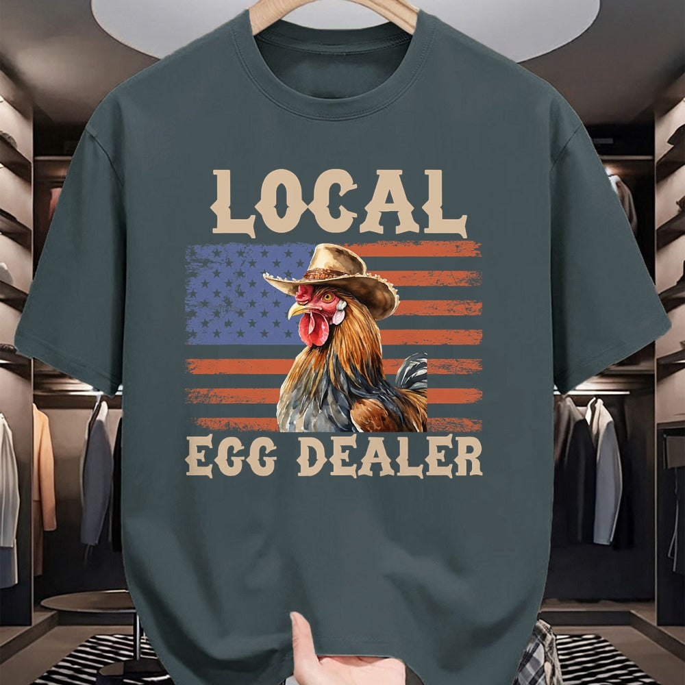 Best Farmer Life Shirt, Funny Farmer UnisexT-Shirt/Hoodie/Sweatshirt HLT00 - Local Egg Dealer Rooster Farmer Chicken T-Shirt