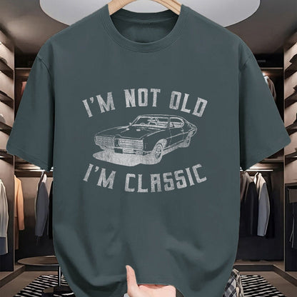 Best Wife Shirt, Wife and Husband Unisex T-Shirt/Hoodie/Sweatshirt HLT00 - I'm Not Old I'm Classic Funny Car Graphic - Mens & Womens Short Sleeve T-Shirt (1)