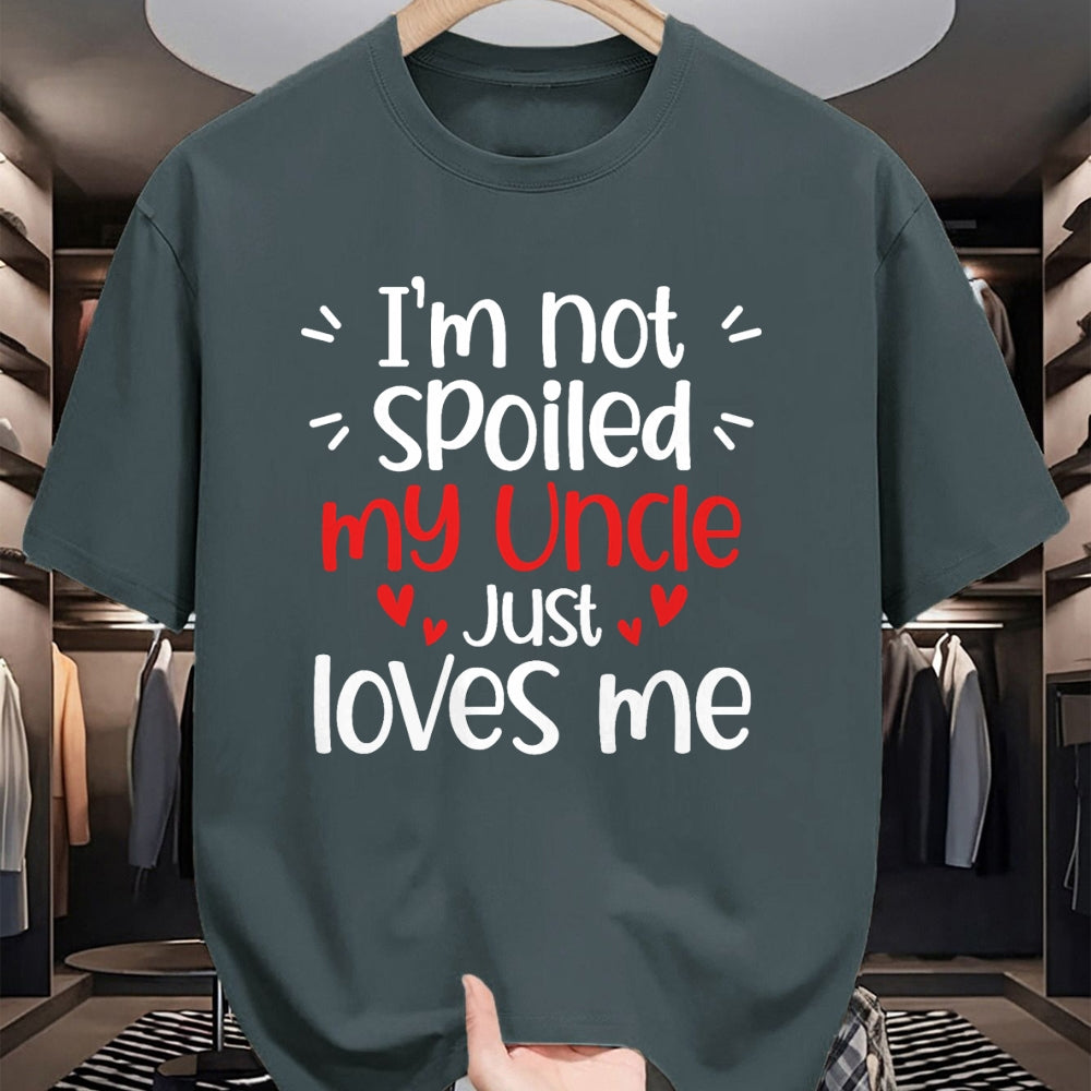 Best Wife Shirt, Wife and Husband Unisex T-Shirt/Hoodie/Sweatshirt HLT00 - I'm Not Spoiled My Uncle Loves Me Funny Kids Best Friend T-Shirt