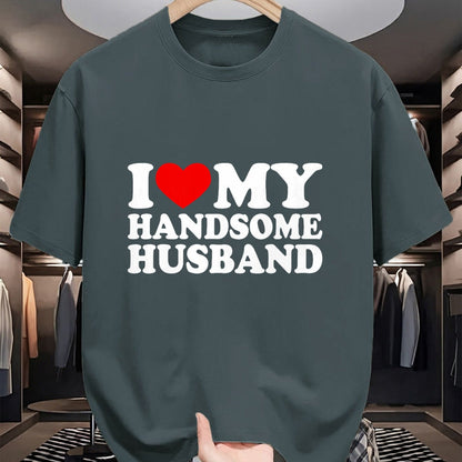 Best Wife Shirt, Wife and Husband Unisex T-Shirt/Hoodie/Sweatshirt HLT00 - I Love My Handsome Husband Shirt I Love My Husband T-Shirt