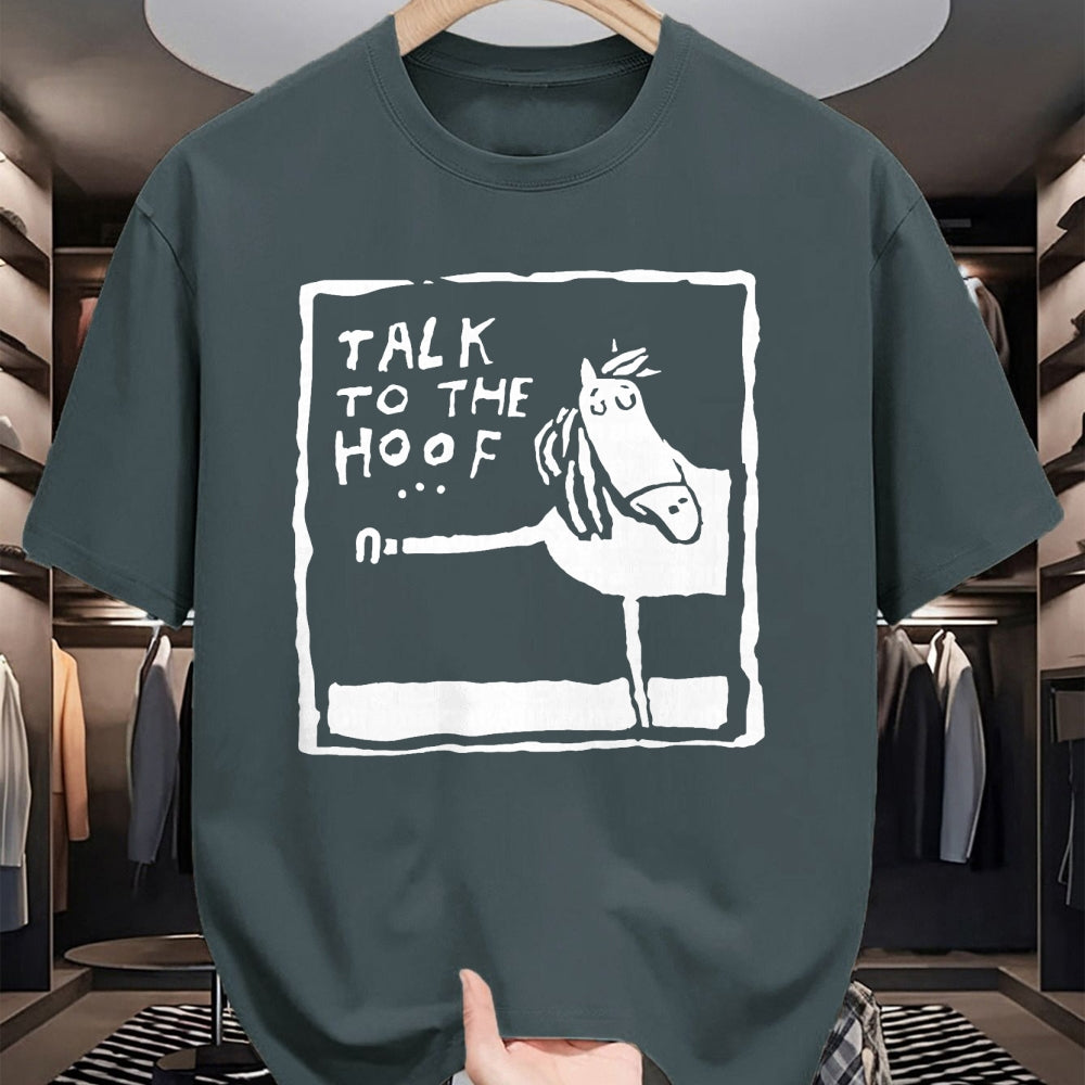Best Horse Lover Shirt , Funny Horse UnisexT-Shirt/Hoodie/Sweatshirt HLT00 - Funny Womens Funny Talk to The Hoof Horseback Riding T-Shirt