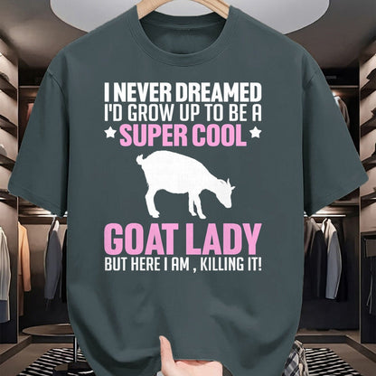 Best Farmer Life Shirt, Funny Farmer UnisexT-Shirt/Hoodie/Sweatshirt HLT00 - Cute Goat Art For Women Girls Kids Goat Lover Farm Whisperer T-Shirt