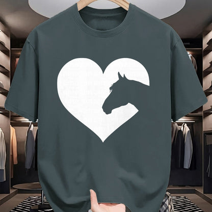Best Horse Lover Shirt , Funny Horse UnisexT-Shirt/Hoodie/Sweatshirt HLT00 - Cute Horse Lovers Gift idea Heart tee Shirt for Women Girls T-Shirt