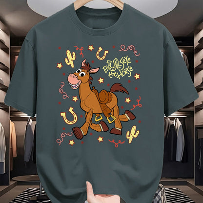 Best Horse Lover Shirt , Funny Horse UnisexT-Shirt/Hoodie/Sweatshirt HLT00 - Disney and Pixar_s Toy Story Bullseye Horse Western Collage T-Shirt