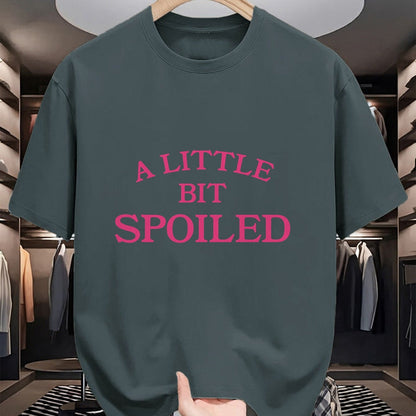 Best Wife Shirt, Wife and Husband Unisex T-Shirt/Hoodie/Sweatshirt HLT00 - A little bit spoiled T-Shirt
