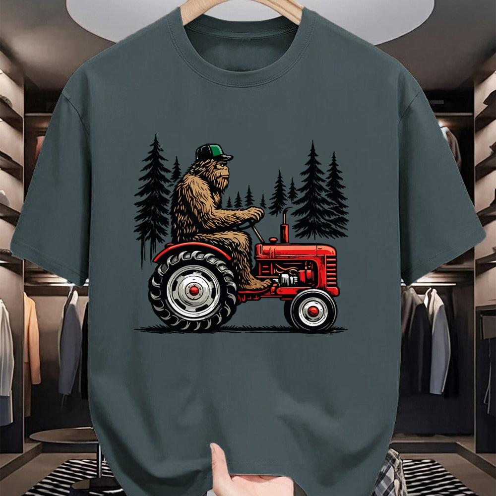Best Farmer Life Shirt, Funny Farmer UnisexT-Shirt/Hoodie/Sweatshirt HLT00 - Bigfoot Tractor Farming Funny Farmer Sasquatch Lovers T-Shirt