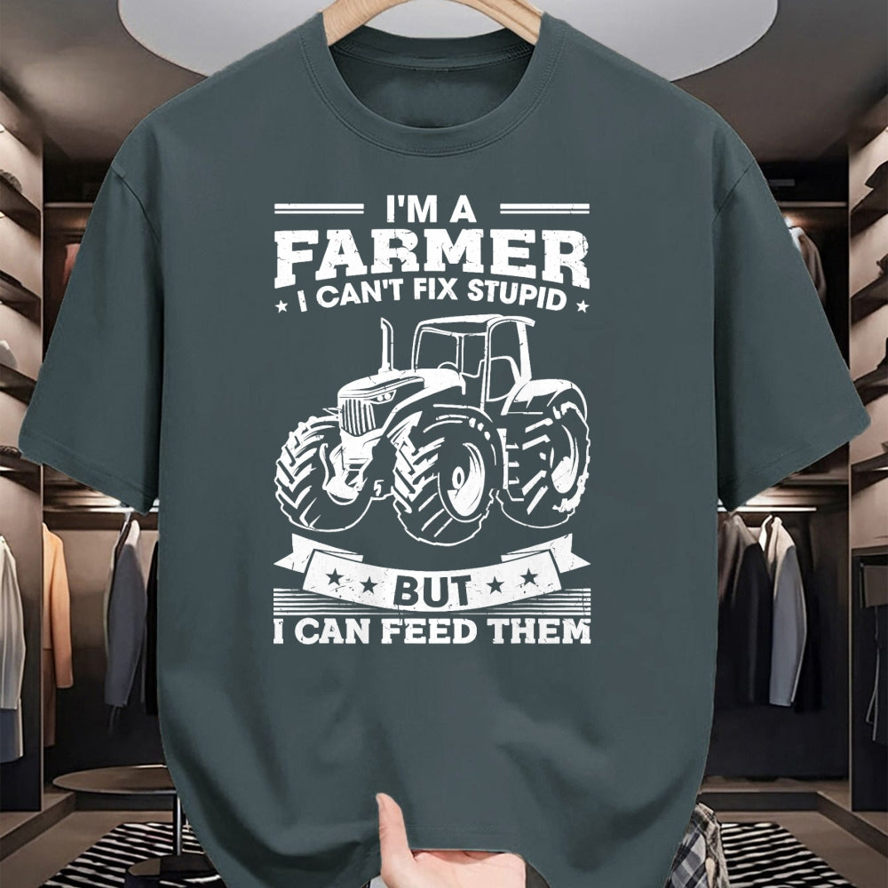 Best Farmer Life Shirt, Funny Farmer UnisexT-Shirt/Hoodie/Sweatshirt HLT00 - Funny Farming Tractor I'm A Farmer I Feed People T-Shirt