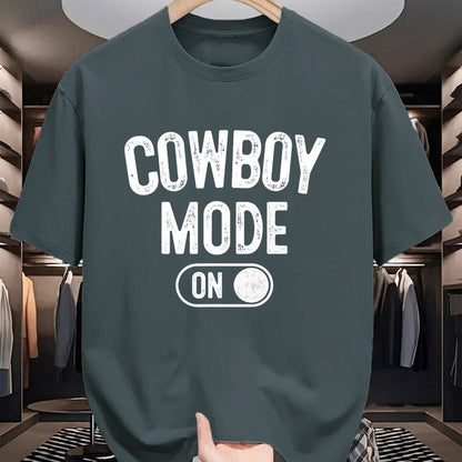 Best Farmer Life Shirt, Funny Farmer UnisexT-Shirt/Hoodie/Sweatshirt HLT00 - Cowboy Mode On Costume Funny Farmer Rodeo Gift Rancher T-Shirt