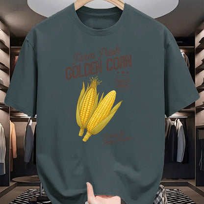 Best Farmer Life Shirt, Funny Farmer UnisexT-Shirt/Hoodie/Sweatshirt HLT00 - Farm Fresh Golden Corn Retro Sweet Vegetable Farmers Market T-Shirt