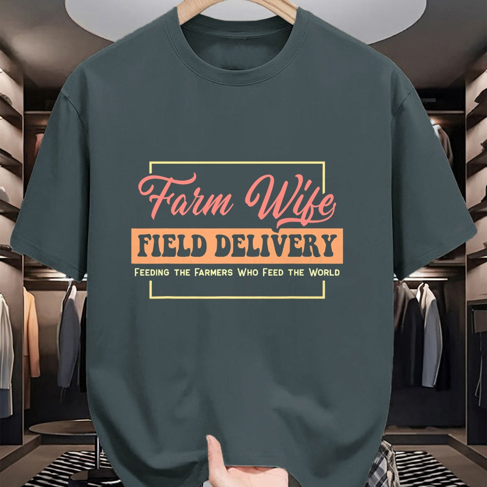 Best Farmer Life Shirt, Funny Farmer UnisexT-Shirt/Hoodie/Sweatshirt HLT00 - Farm Wife Field Delivery Feeding The Farmers Feed The World T-Shirt