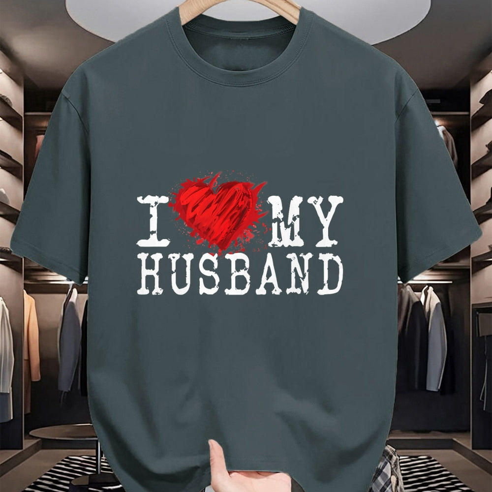 Best Wife Shirt, Wife and Husband Unisex T-Shirt/Hoodie/Sweatshirt HLT00 - I Love My Husband, Awesome Vintage Style Husband Love T-Shirt